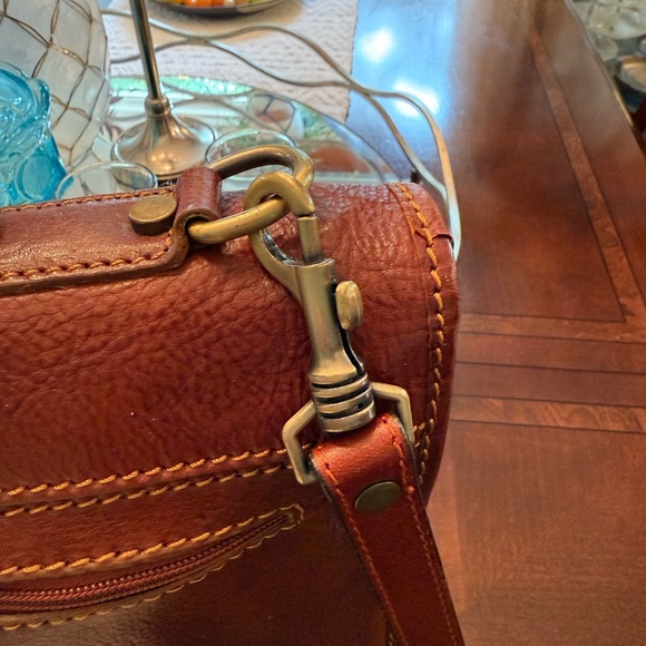 Brown Leather Men's Bag FLOTO - Picture 9 of 14